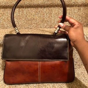 Vintage tan handbag